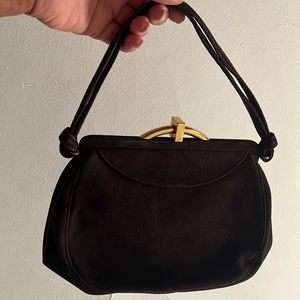 Small Brown Suede Purse